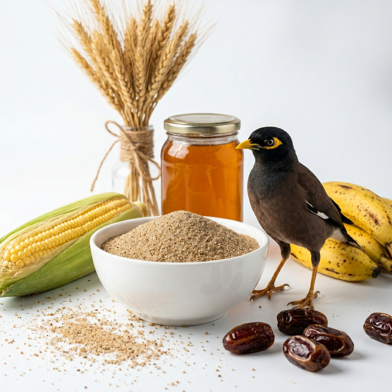 غذای خشک مرغ مینا و بلبل آوس تروپیکن مدل سانالوکس وزن ۴۵۰ گرم