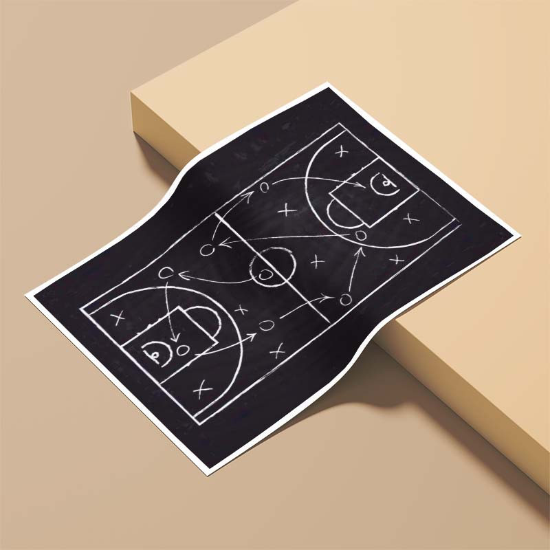 پوستر کارنيکا طرح عاشق بسکتبال Basketball Lover کد 96918 مجموعه 8 عددی