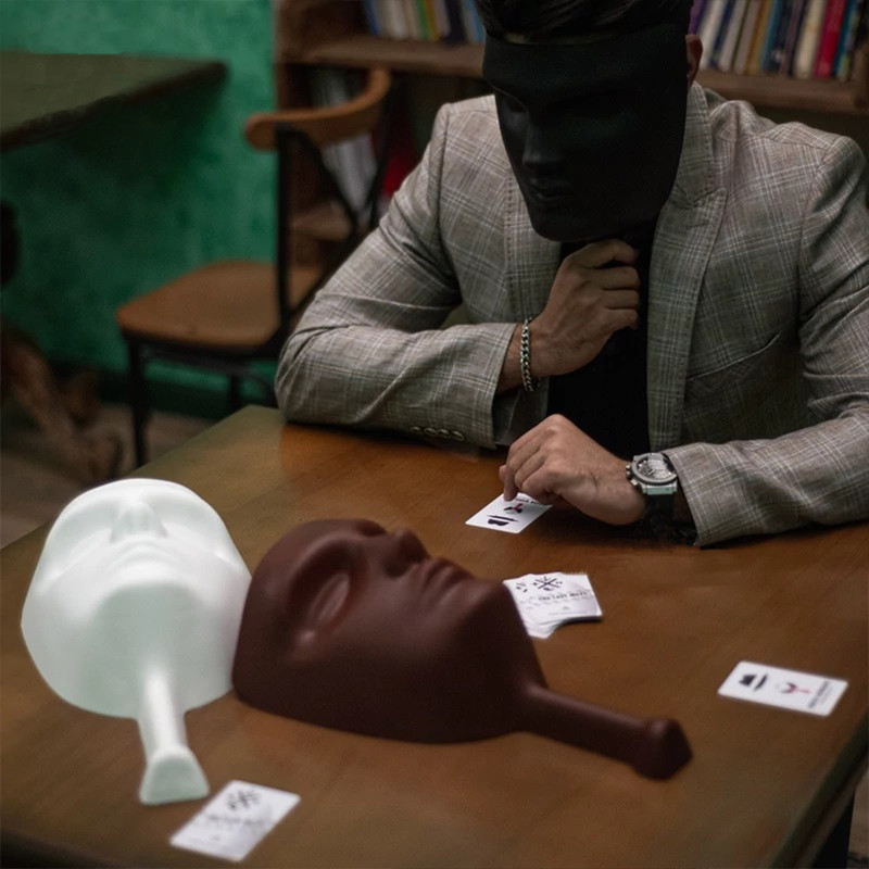 ماسک ایفای نقش مدل مافیا اشرافی مجموعه 15 عددی
