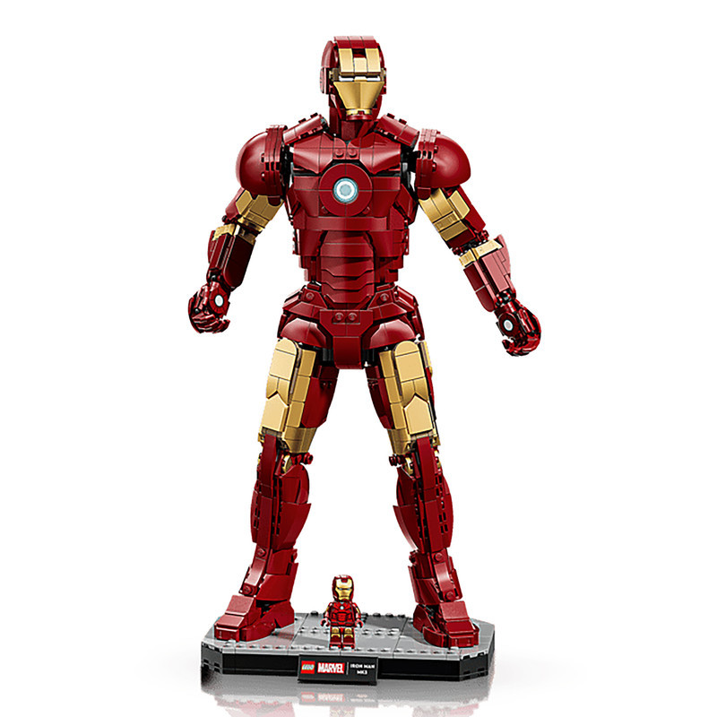 لگو 1297 تکه سری Marvel مدل Iron Man Mark 3 Collectors' Edition کد 76344
