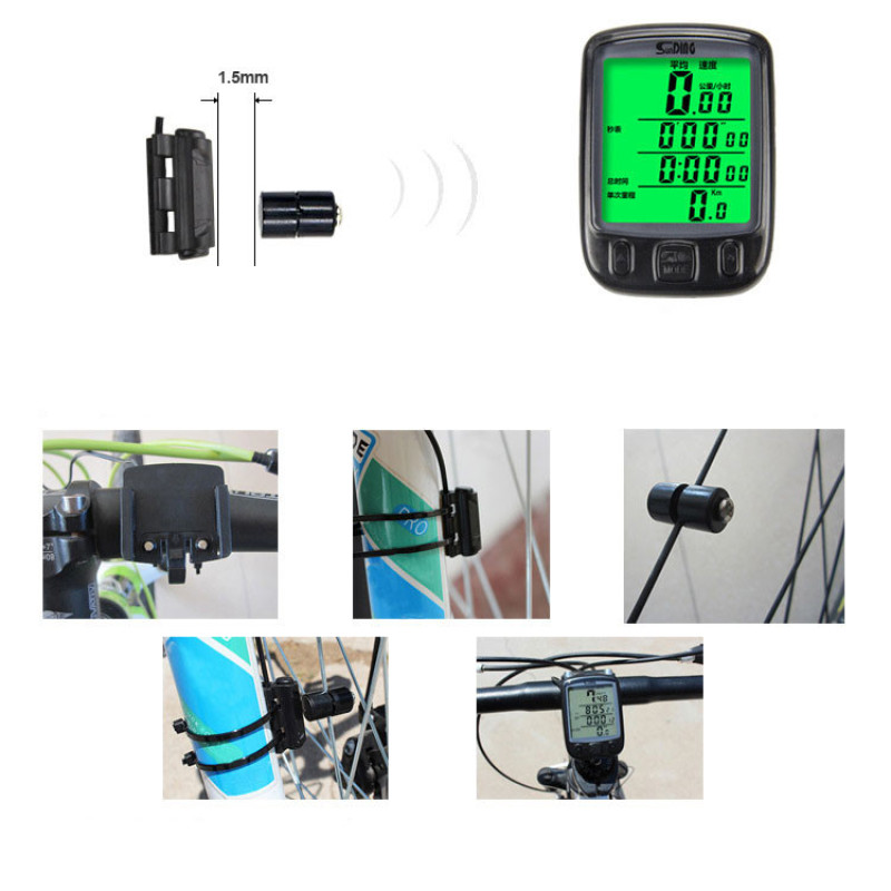 کیلومتر شمار دوچرخه سان دینگ مدل SD 563A کد CH