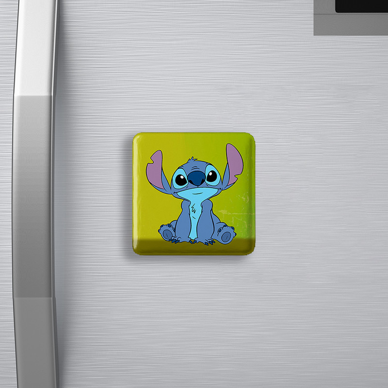 مگنت خندالو طرح استیچ (Stitch) مدل مربعی کد 37179
