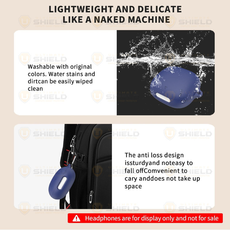 کاور آلتیمیت شیلد مدل Silicone UL مناسب برای کیس هدفون بی‌سیم انکر Liberty 4 Pro