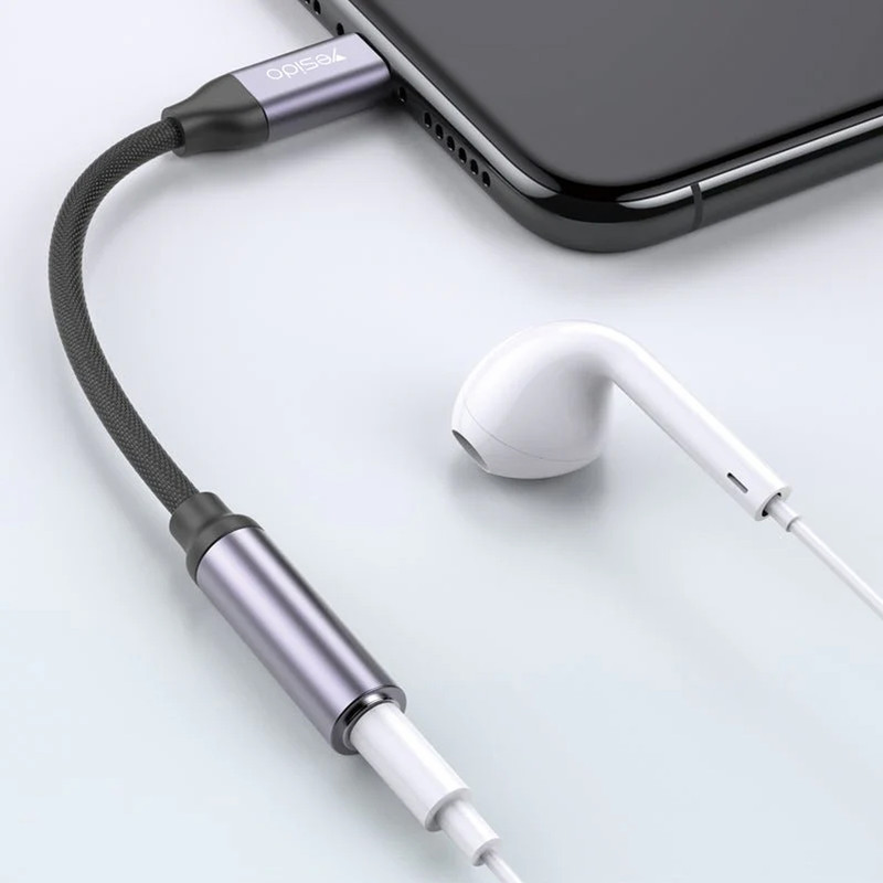 مبدل USB-C به جک 3.5 میلی متری یسیدو مدل YAU-19
