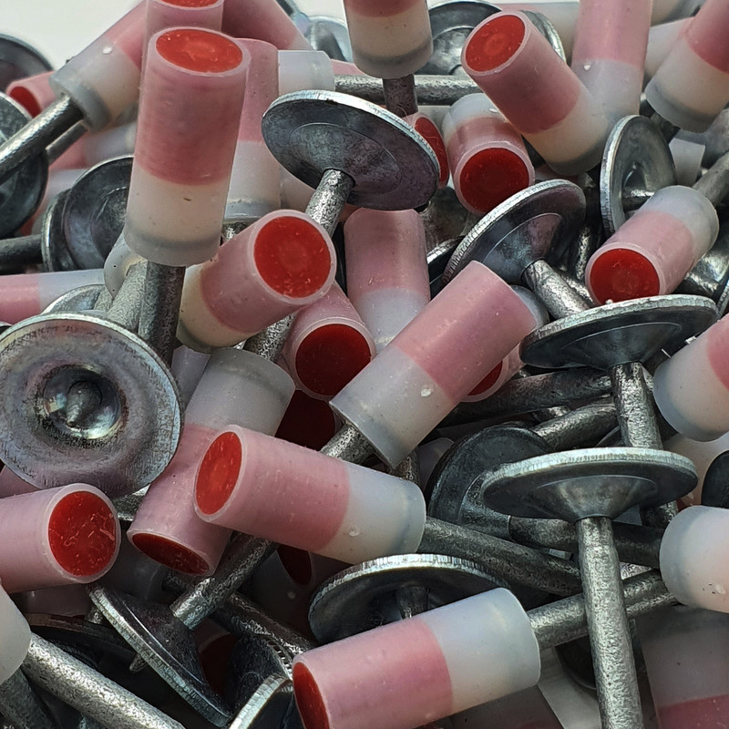 میخ چاشنی دار میخکوب دستی کد p50 مجموعه 50 عددی
