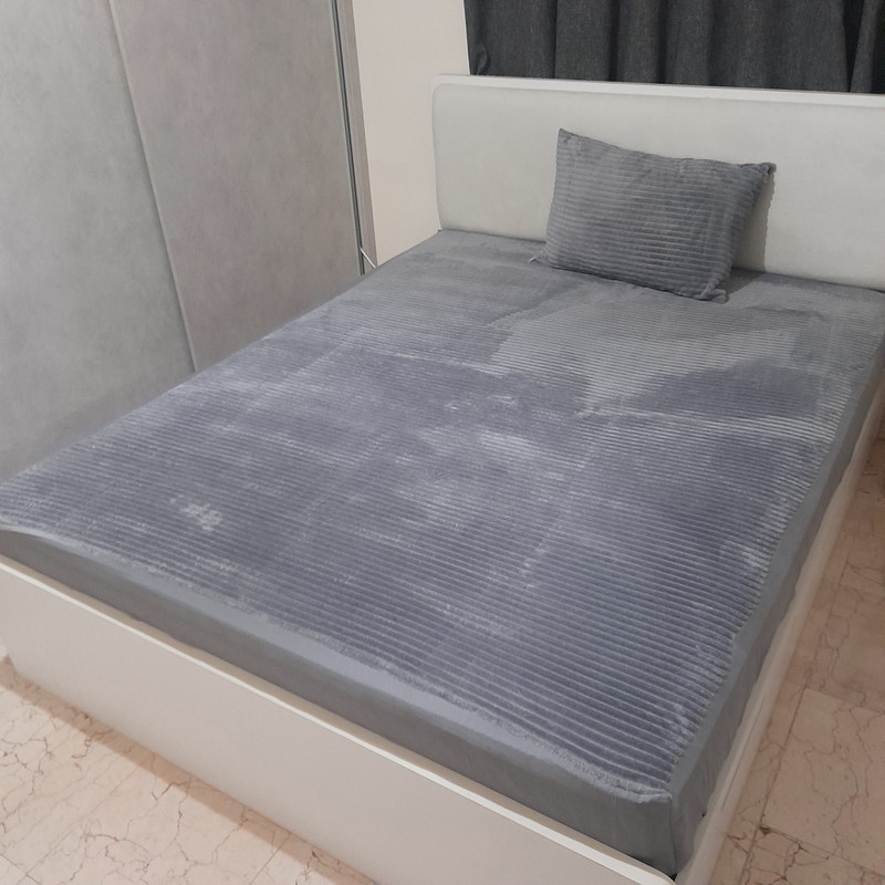 سرویس روتختی مدل ژله ای کرکره‌ ای یک  نفره دو تکه