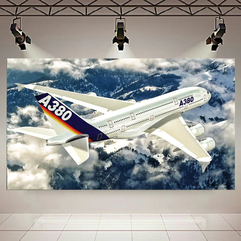 پوستر طرح هواپیما Airbus مدل A380 کد AR17120