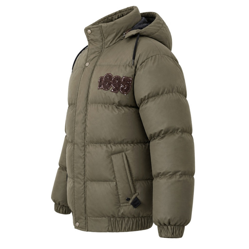 کاپشن مردانه باکسی چرم سیلیکونی کد Da-Km-Az-1895-SS-1008