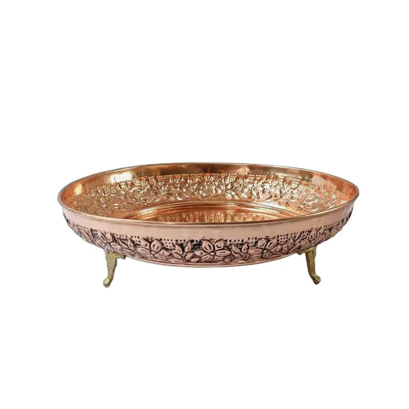 شیرینی خوری مسی مدل اطلس کد  ZH434.2