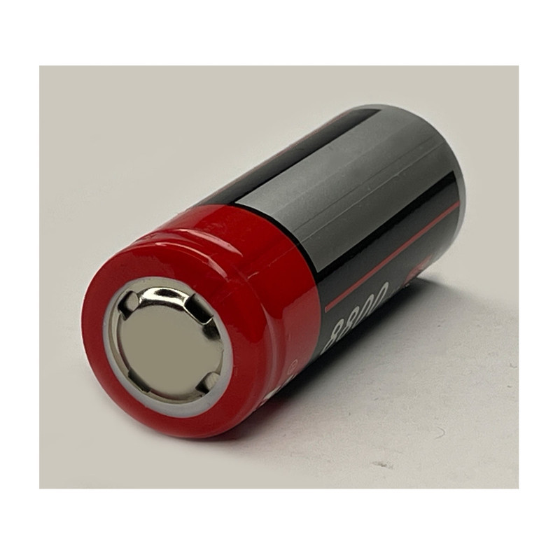 باتری لیتیوم یون قابل شارژ کولیت فایر مدل 26650 کد 3.7v ظرفیت 8800 میلی‌آمپرساعت