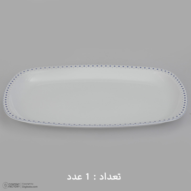 سرویس غذاخوری 27 پارچه چینی زرین ایران مدل کواترو ورنیکا درجه یک