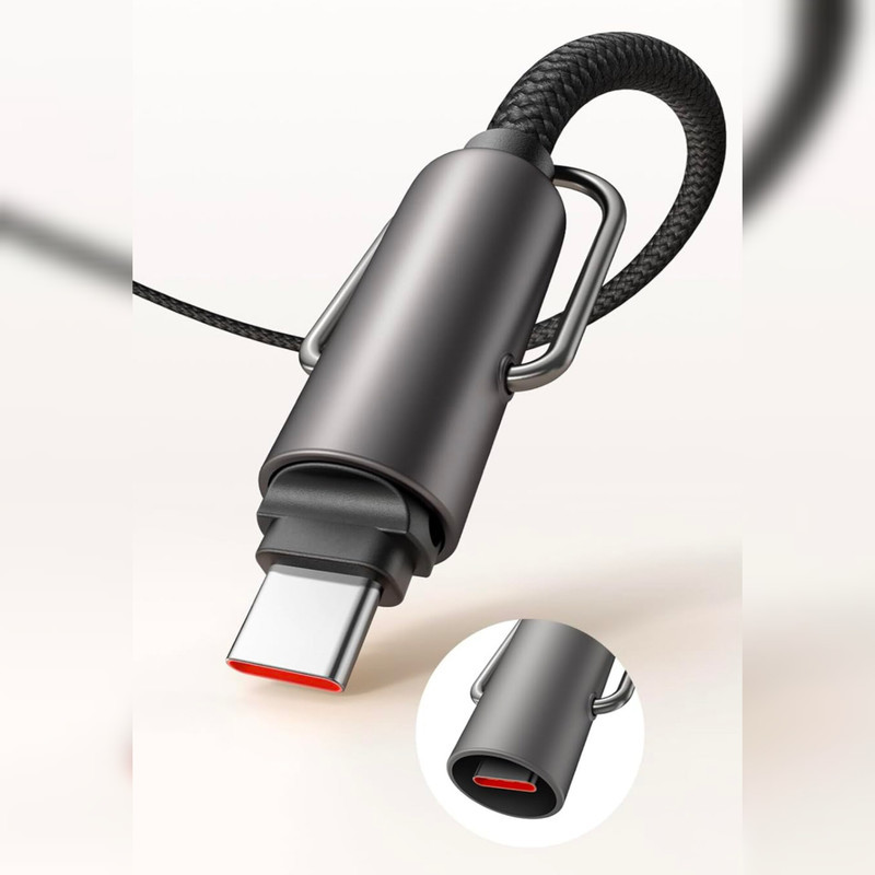 کابل usb-c مک دودو مدل ca-683 طول 1.2 متر به همراه بند