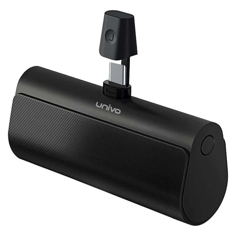 پاوربانک 10 وات یونیوو مدل UN5000 USB-C ظرفیت 4500 میلی آمپر ساعت
