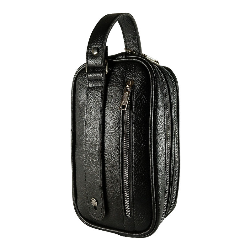 کیف دستی و دوشی مردانه چرم مصنوعی مدل QZ-HBF-001