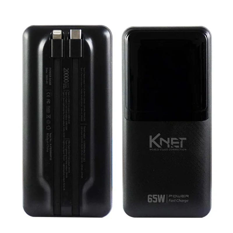 پاوربانک کی نت مدل K-P20 ظرفیت 20000 میلی آمپر ساعت