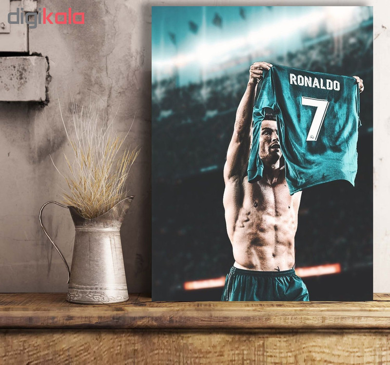 تابلو شاسی گالری استاربوی طرح کریستیانو رونالدو مدل Football 03
