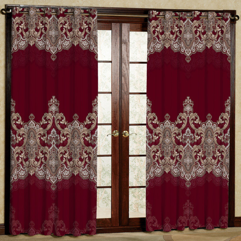 پرده مدل مخمل پانچی کد 7342 سایز 280x140 سانتی متر