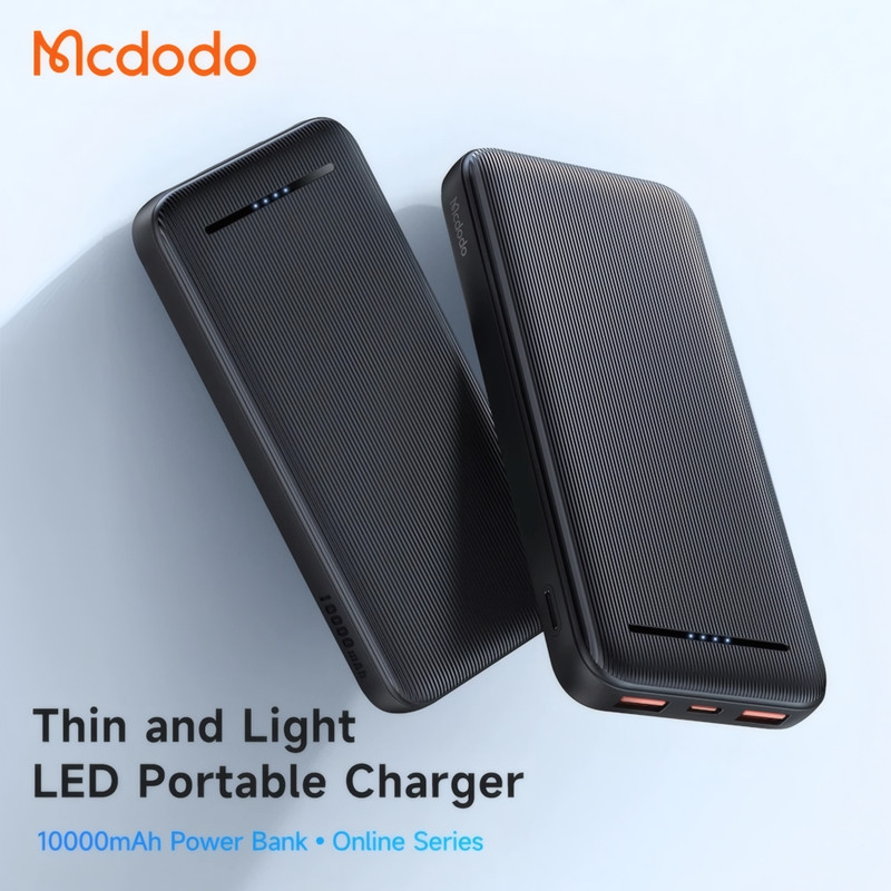پاوربانک مک دودو مدل MC-463 LED Version ظرفیت 10000 میلی آمپرساعت