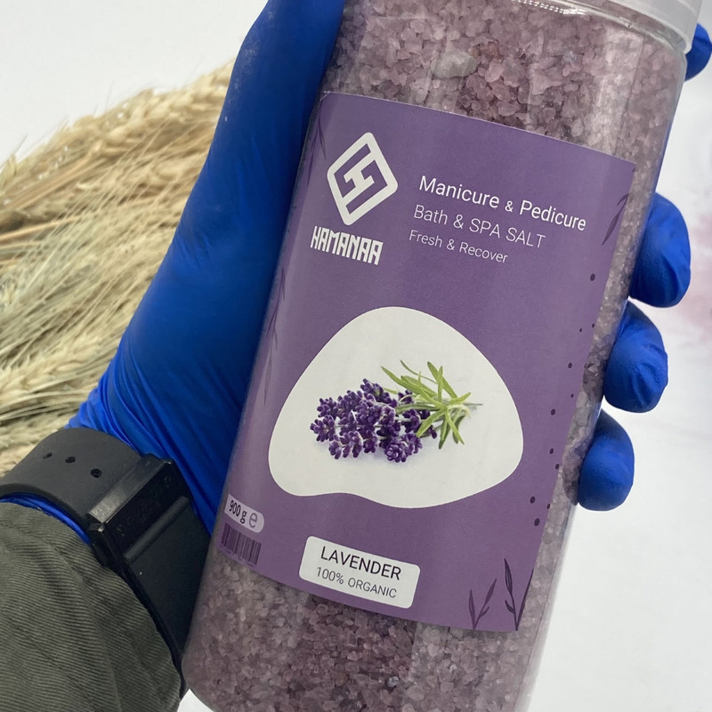 نمک حمام هامانا مدل Lavender وزن 900 گرم