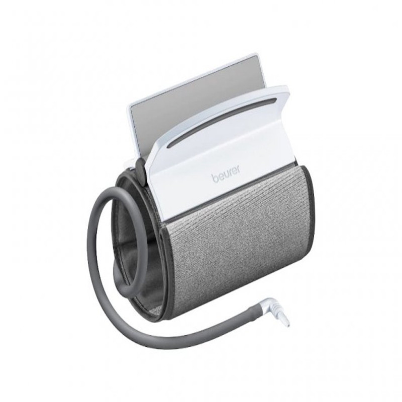 فشارسنج بازویی دیجیتال بیورر مدل BM51 با کاف ابتکاری easyClip، حافظه 100 رکورد برای 2 کاربر، نمایش میانگین نتایج، تشخیص آریتمی و نمایش تاریخ