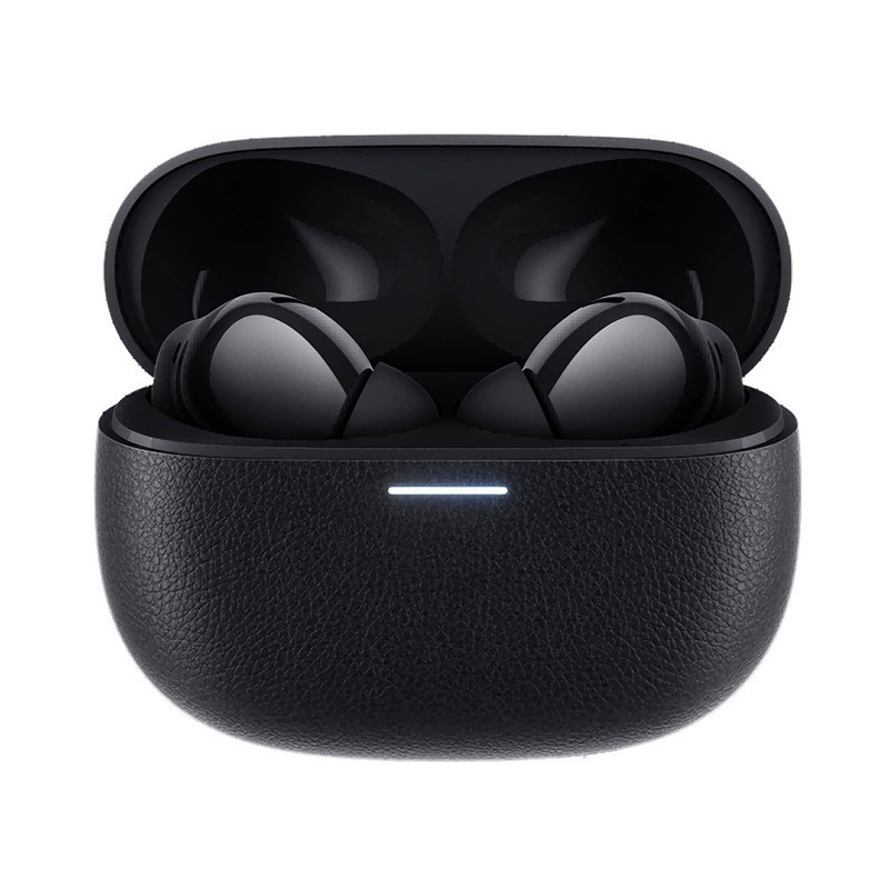 هدفون بلوتوثی شیائومی مدل Redmi Buds 5 Pro با نویز کنسلینگ فعال (ANC)، نویز کنسلینگ میکروفون (ENC)، درگاه شارژ USB Type-C، دارای میکروفون سه‌گانه در هر ایرباد برای حذف نویز و حذف صدای باد، مقاوم در برابر رطوبت و عرق