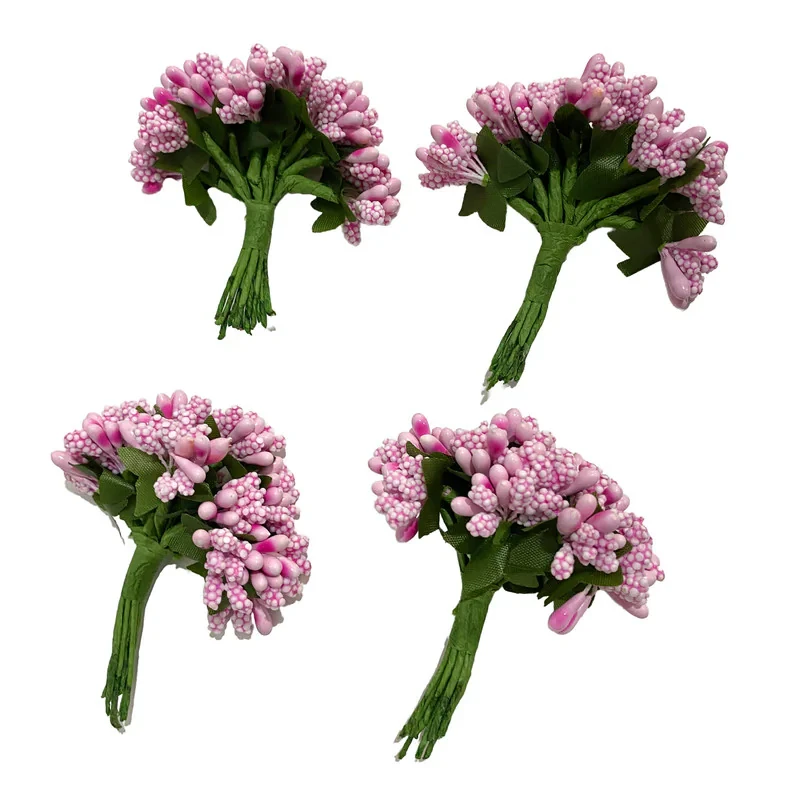گل مصنوعی پرچمی 4 دسته 40 گل با ابعاد 18x6x5 سانتی‌متر و وزن 50 گرم