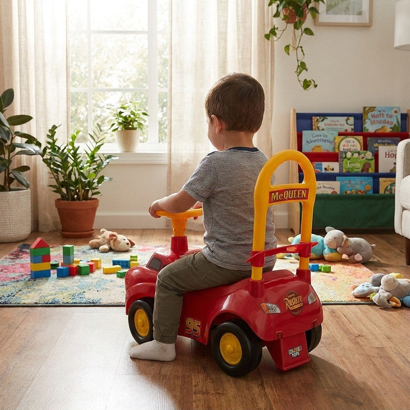 ماشین بازی زرین تویز مدل Musical Ride McQueen J3