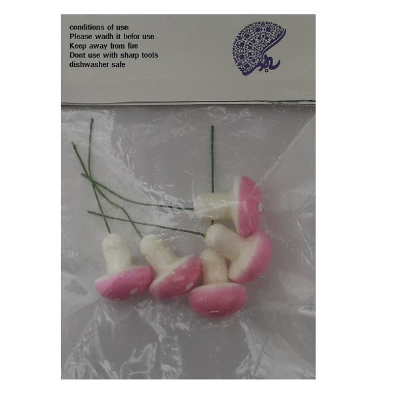 دکوری به گز مدل قارچ مجموعه 5 عددی