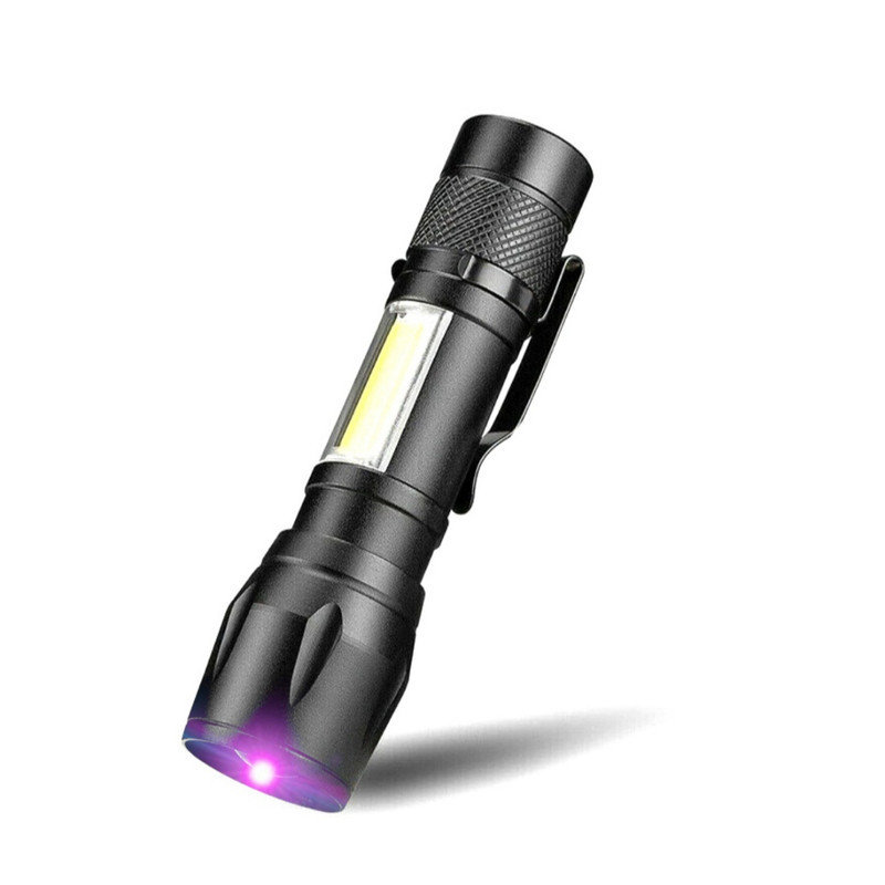 چراغ قوه دستی مدل UV filtering با نور بنفش