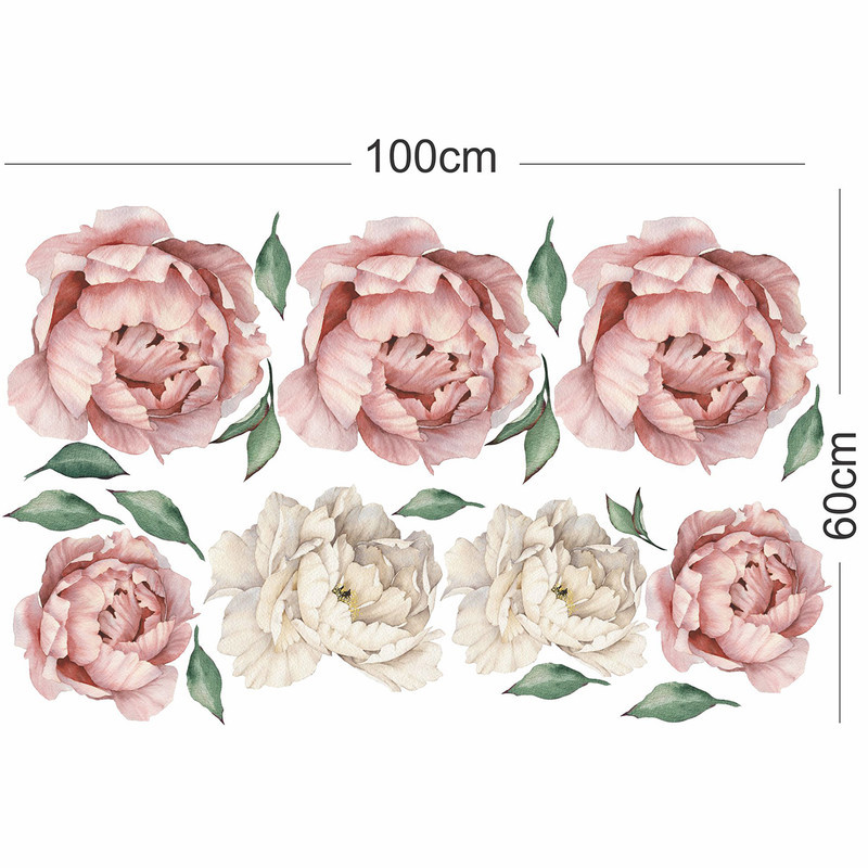استیکر دیواری طرح floral