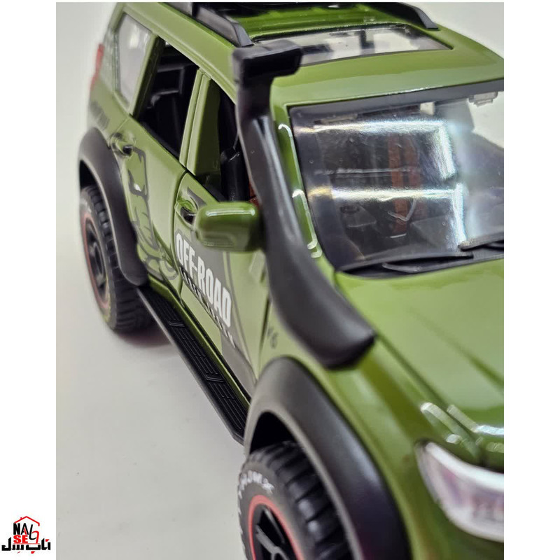 ماکت ماشین ناب سل مدل تویوتا پرادو فلزی چراغدار موزیکال آفرود TOYOTA PERADO OFF-ROAD V6