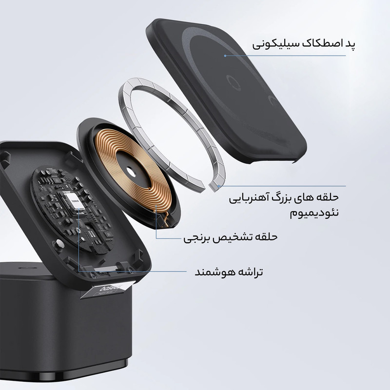 شارژر بی سیم بیسوس مدل Mag Pro BS-W531