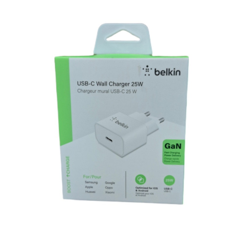 شارژر دیواری 25 وات بلکین مدل  WCA004dqWH