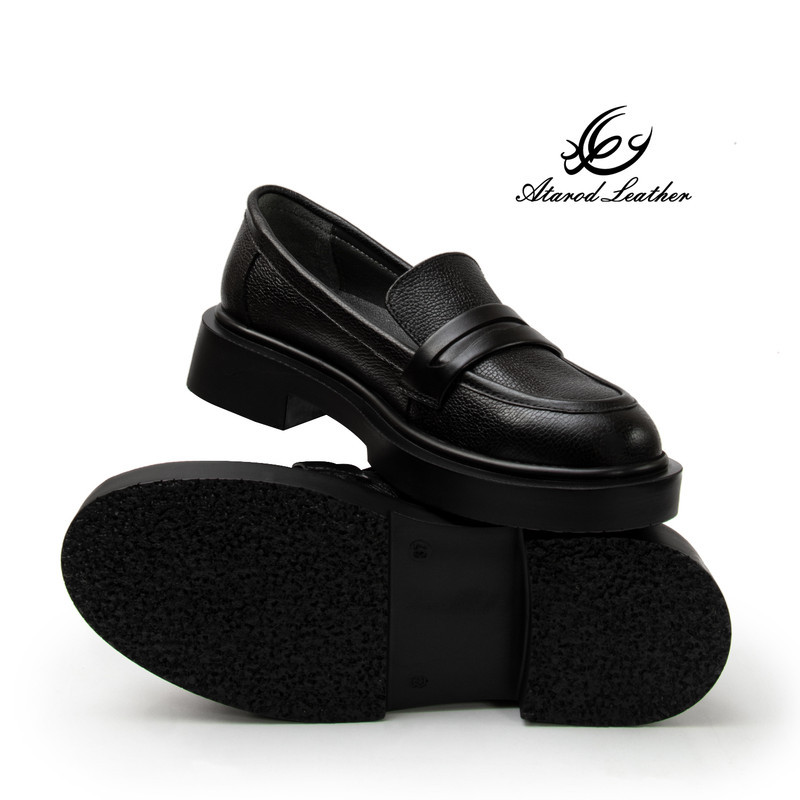 کفش زنانه چرم عطارد مدل چرم طبیعی کد SH334