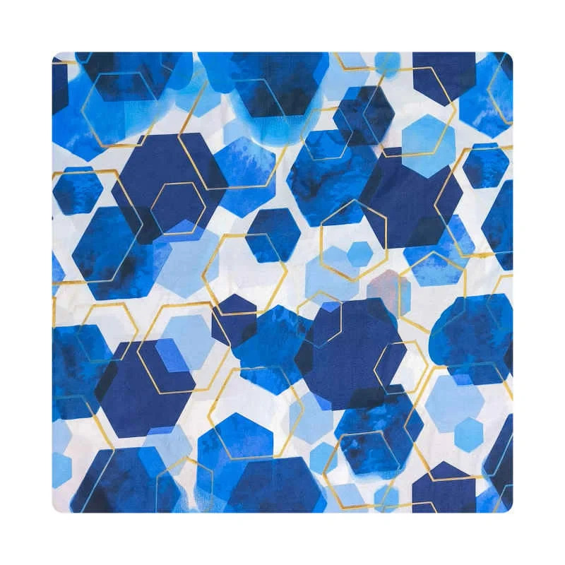 کاور لحاف آدنو مدل Hexagon کد CH134 یک نفره سایز 160x220 سانتی متر