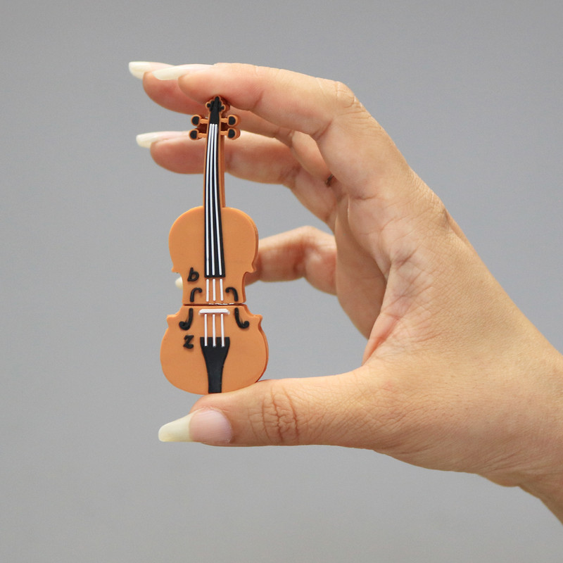 فلش مموری طرح ویولون مدل Ul-PVC-Violin03 ظرفیت 16 گیگابایت