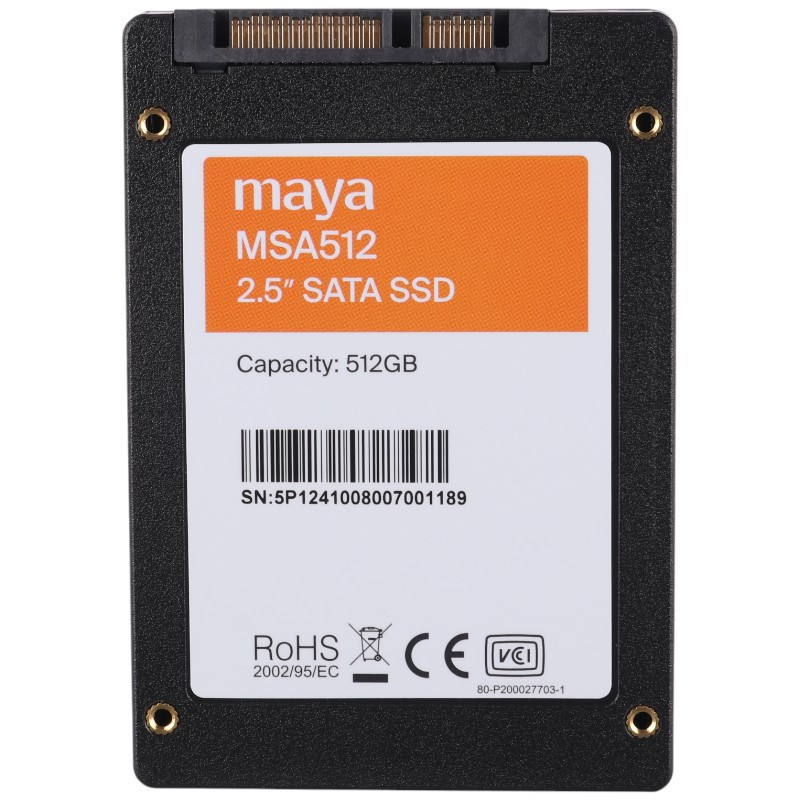 اس اس دی اینترنال SATA III مایا مدل MSA512 ظرفیت 512 گیگابایت