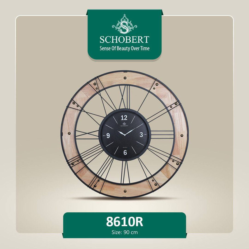 ساعت دیواری کوارتز شوبرت مدل 8610 R
