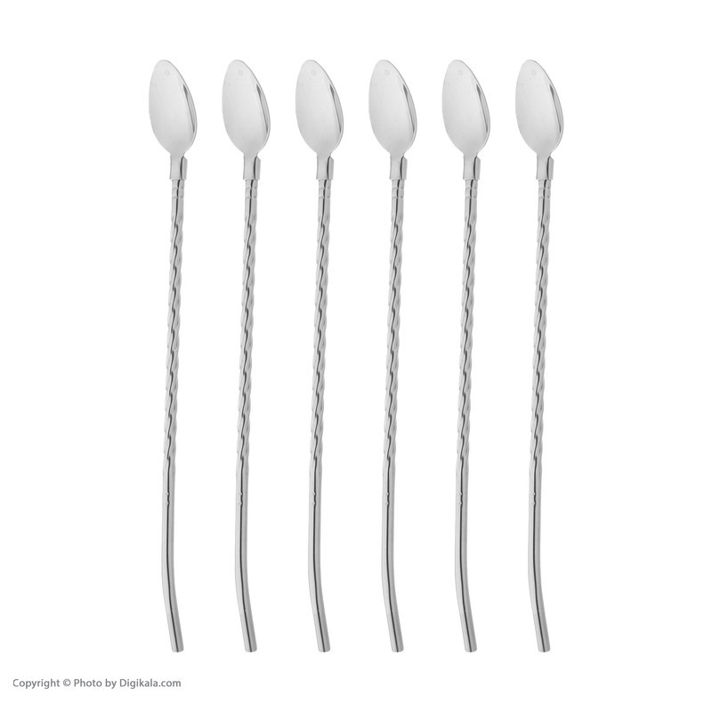 قاشق شربت خوری کد 7048 بسته 6 عددی