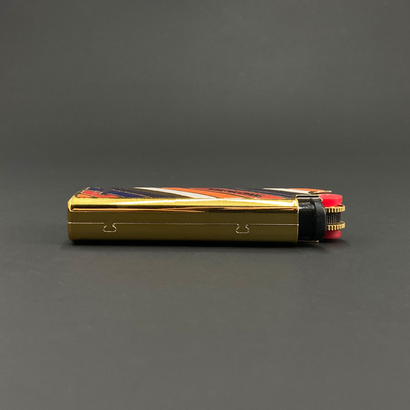 فندک گازی شنلونگ مدل سنگی طرح گرافیکی کد DKD-2103