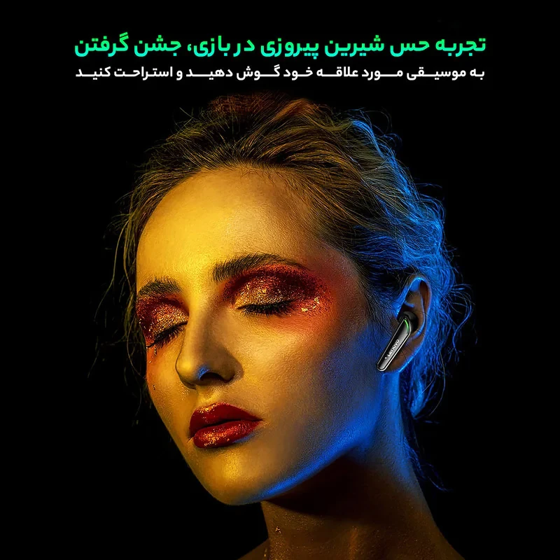 هدفون مخصوص بازی بلوتوثی لنوو مدل FAT XT92 QAZ