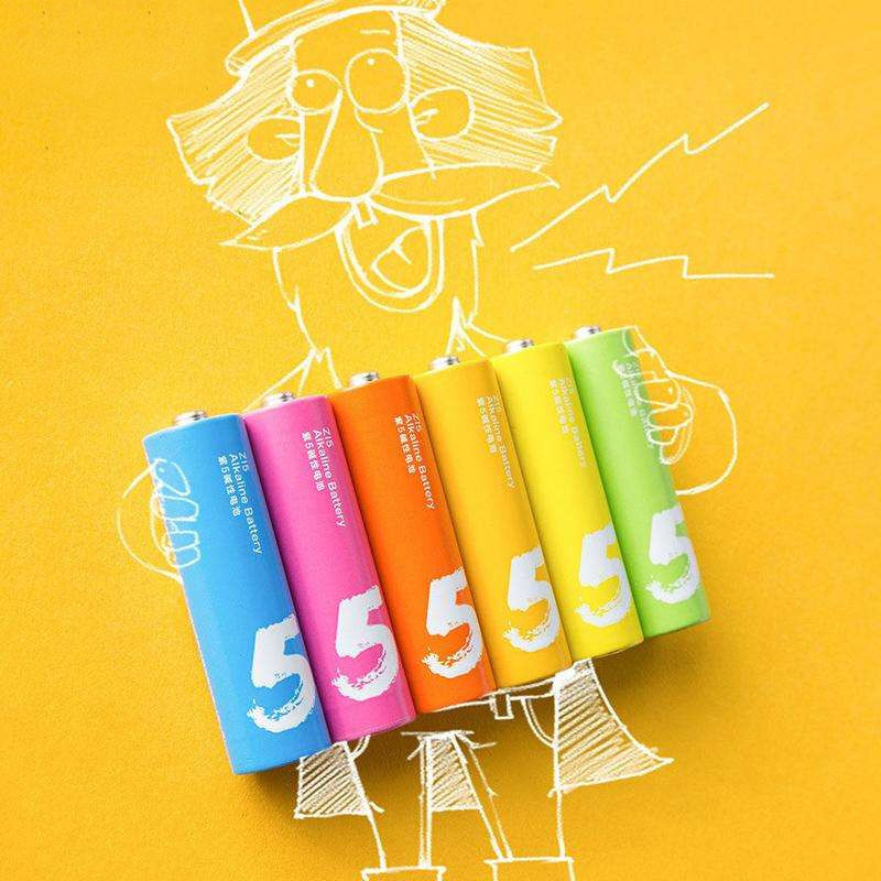 باتری قلمی و نیم قلمی شیائومی مدل ZI5-ZI7 مجموعه 4 عددی