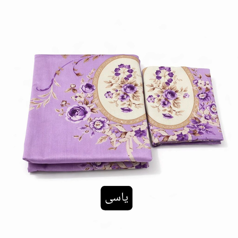 محافظ تشک مهمان پنبه یکنفره مدل طرحدار همراه با روبالشتی سایز 200*90 سانتی متر