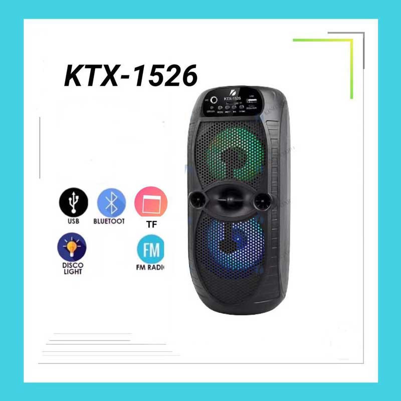 اسپیکر بلوتوثی قابل حمل ای ال دبلیو مدل KTX-1526