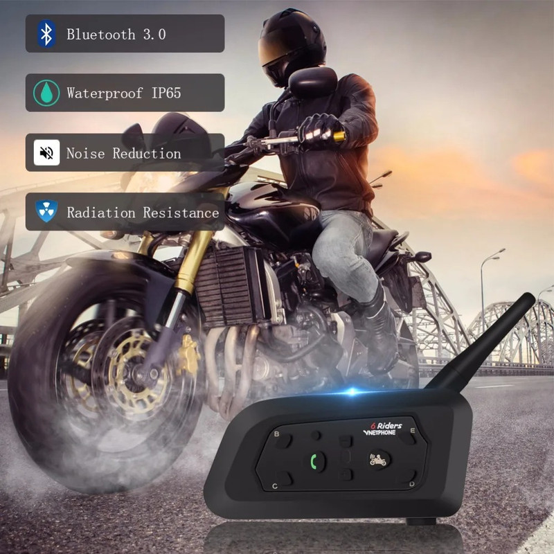 هدست کلاه کاسکت ونت‌فون مدل Riders 6