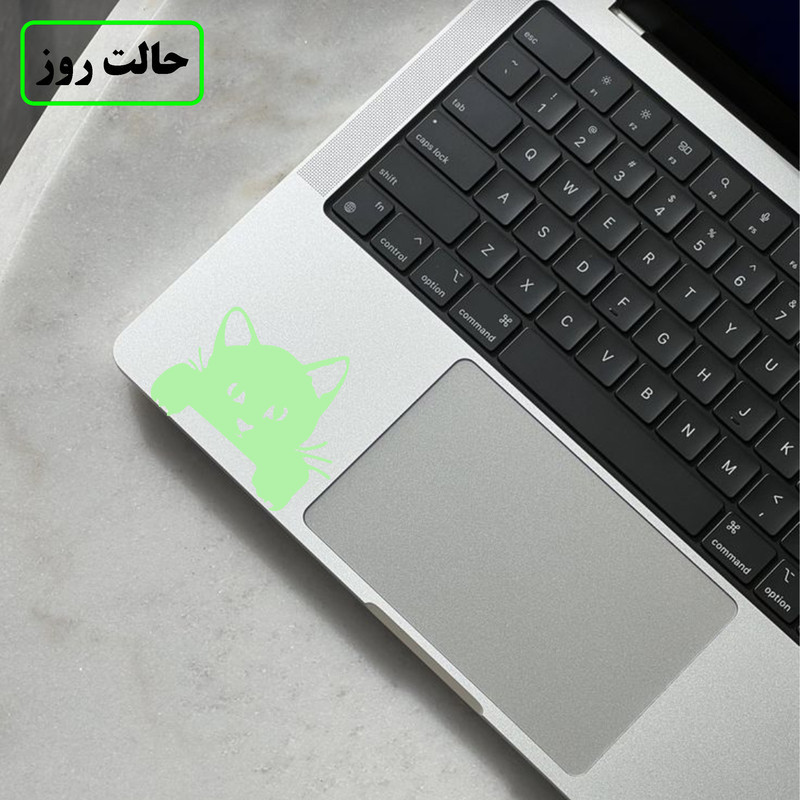 استیکر کلید و پریز مدل شبنما طرح گربه آویزان