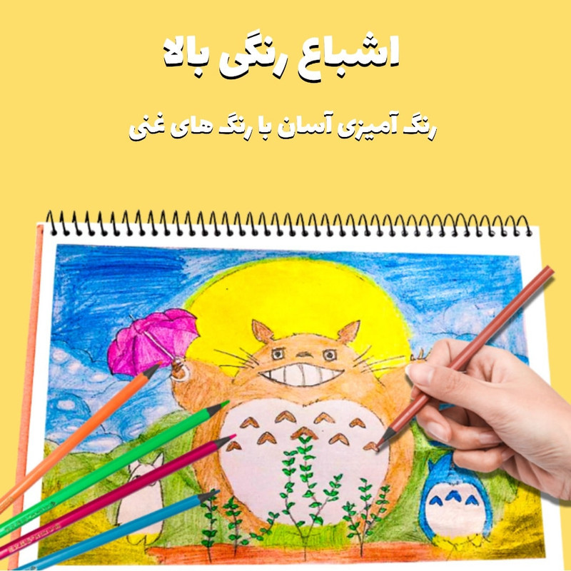 مداد رنگی 24  رنگ پنسینگ مدل F1