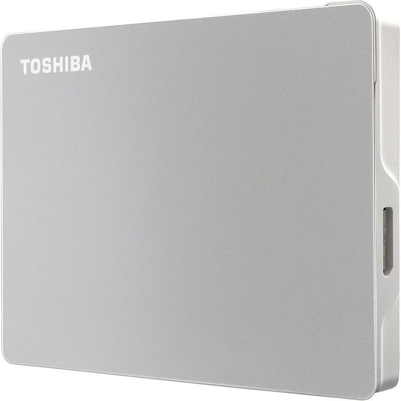 هارد اکسترنال توشیبا مدل Canvio Flex ظرفیت یک ترابایت دارای رابط USB Type-A 3.2