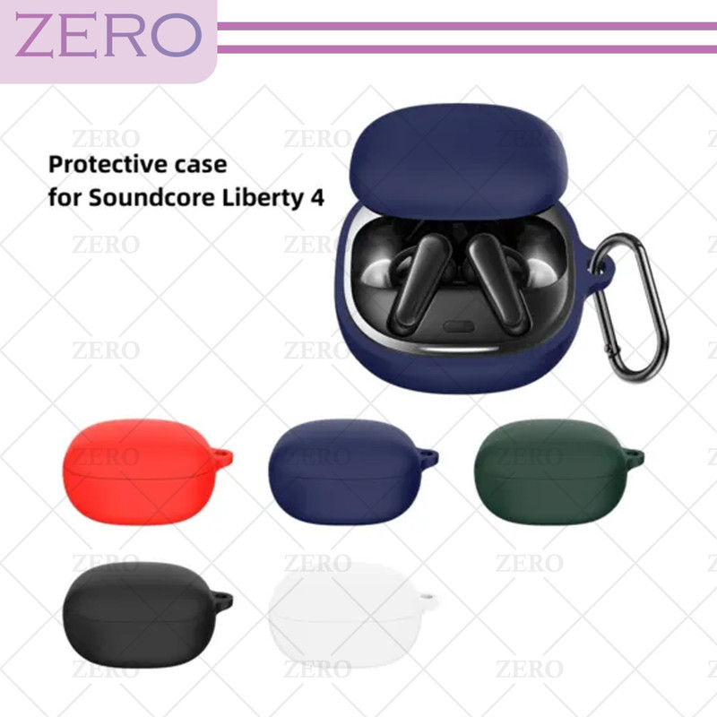 کاور زیرو مدل Silicon-ZR مناسب برای کیس هدفون بی سیم انکر Soundcore Liberty 4