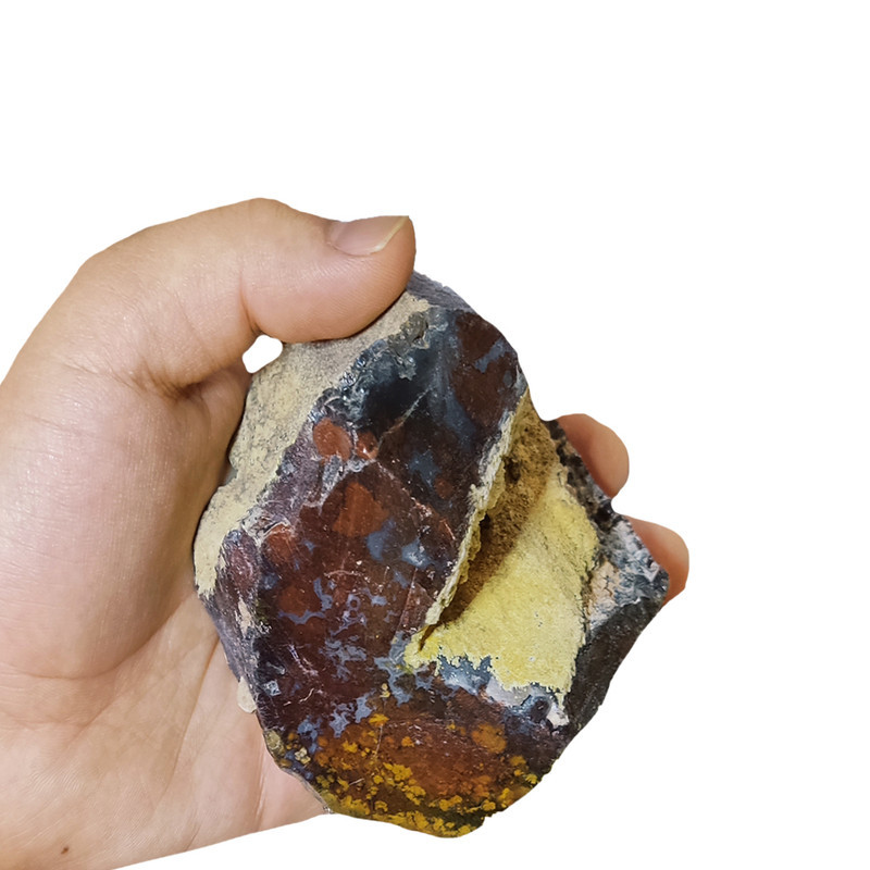 سنگ راف عقیق مدل شجر اناری کد p1
